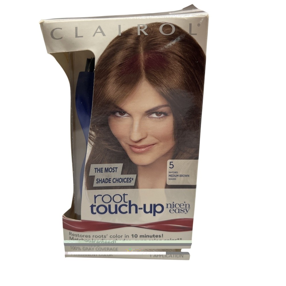 5 Clairol Nice 'N Easy Root Touch-Up Kit Hair Color MEDIUM BROWN SHADES